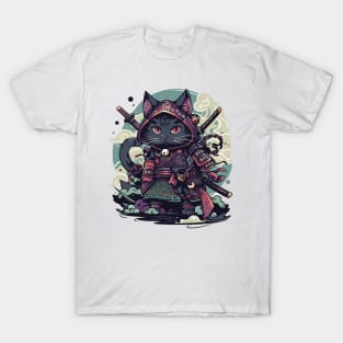 samurai cat T-Shirt